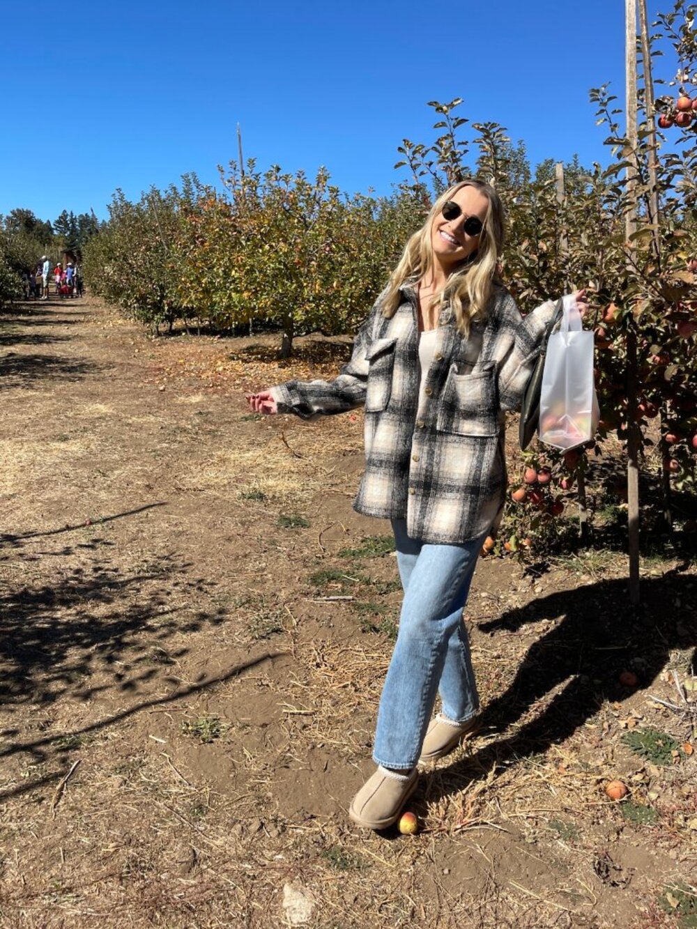 12th Tribe Axel Black Plaid Shacket (Small) - Picture 9 of 12